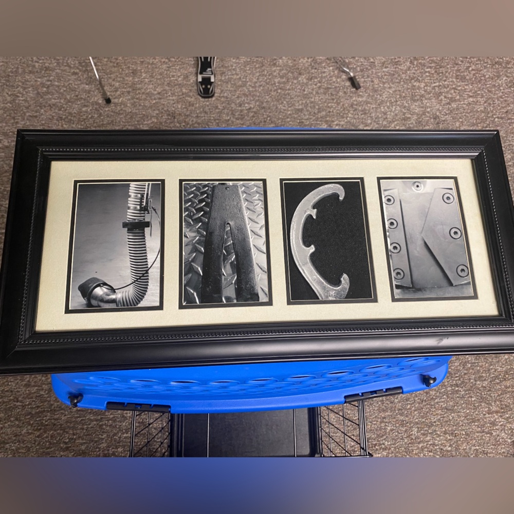 Industrial Themed Black and Gray Wall Art with name, Jack

11x23